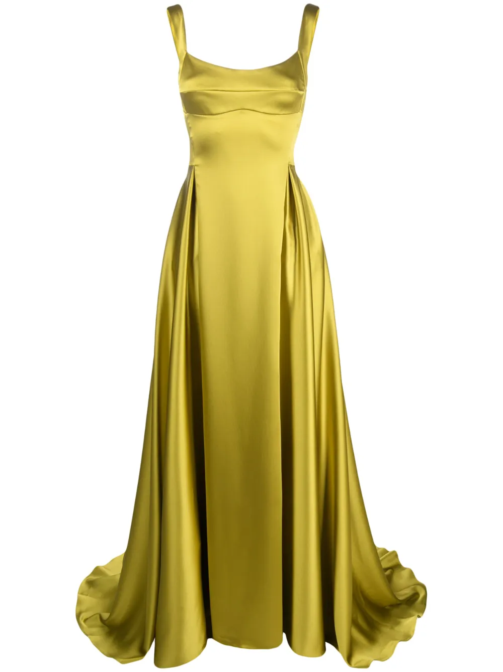 Atu Body Couture V-back satin gown