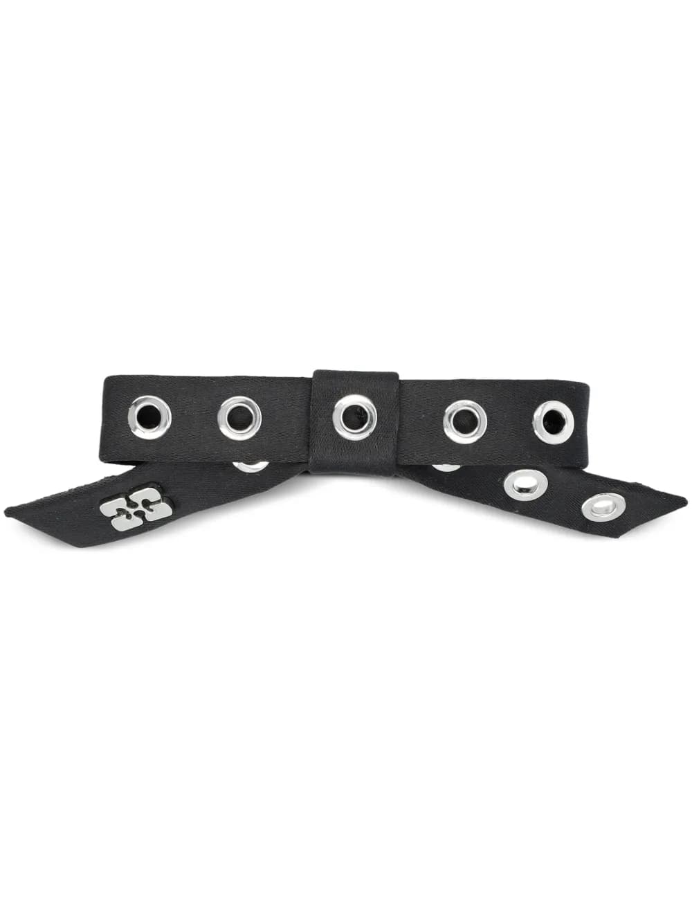 GANNI eyelet bow hair clip