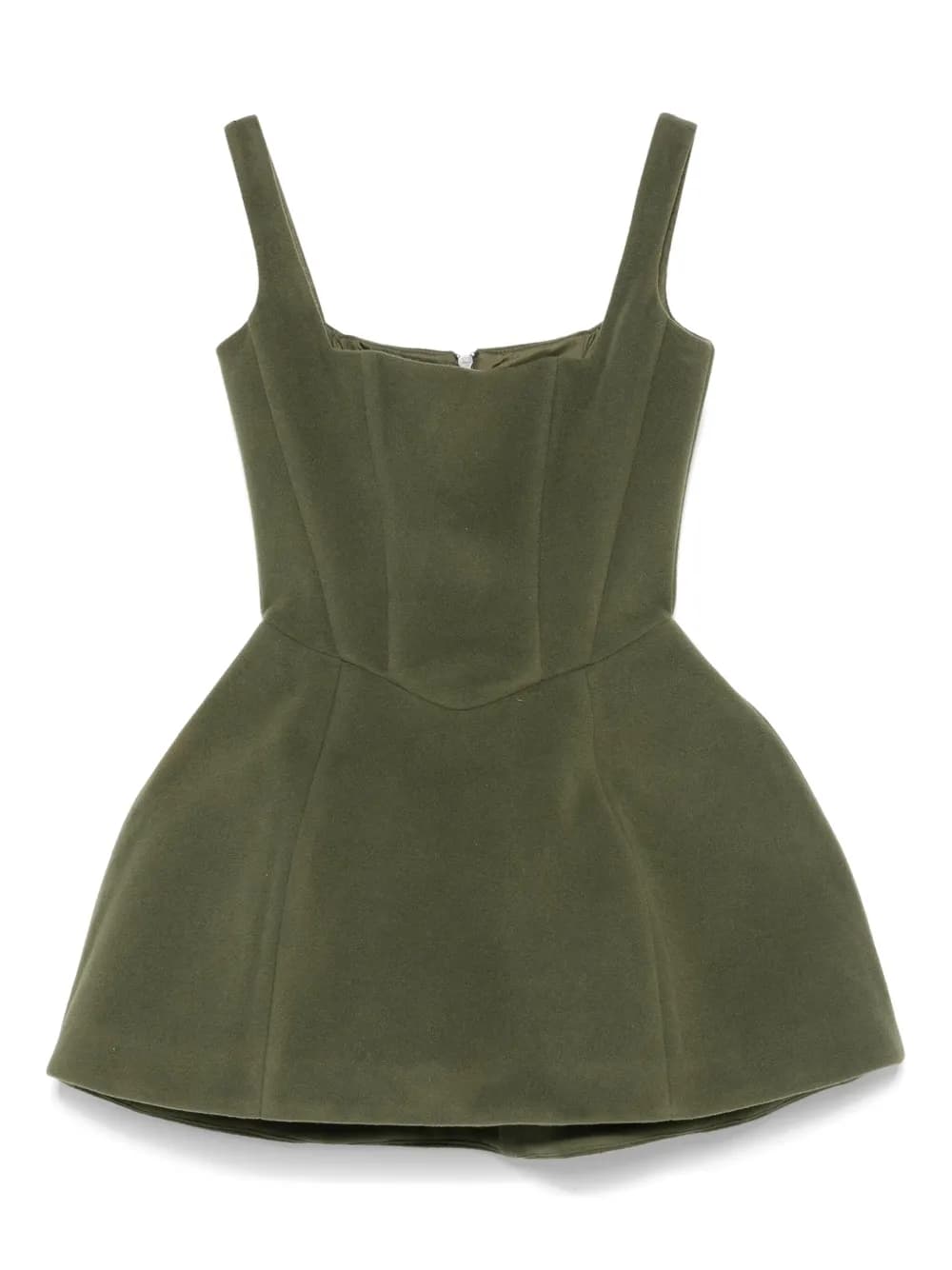 Vestiaire d'un Oiseau Libre square-neck flared mini dress