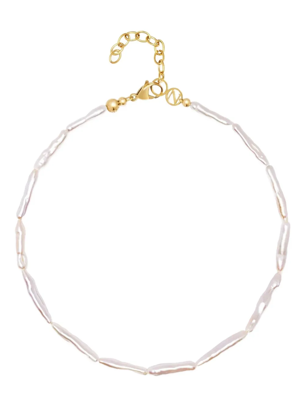 Nialaya Jewelry Ravello Pearl choker necklace