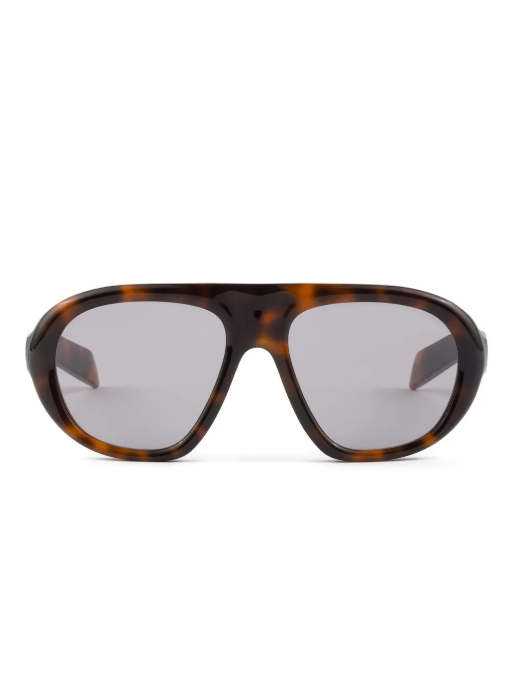 Prada Eyewear tortoiseshell-effect pilot-frame sunglasses