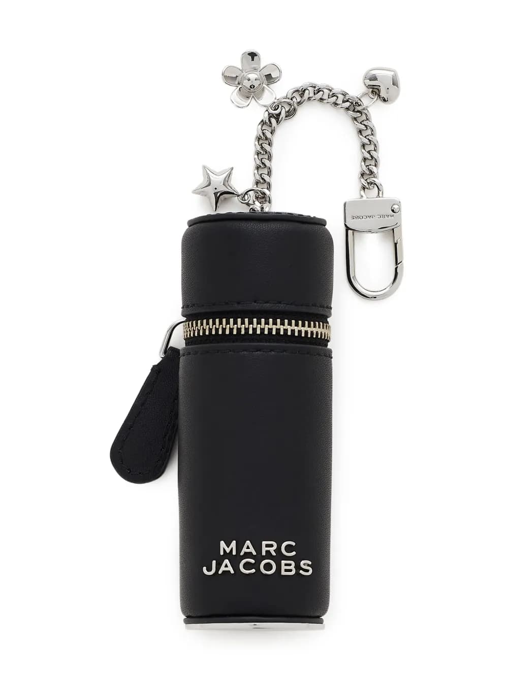 Marc Jacobs The Lipstick case zip leather bag charm