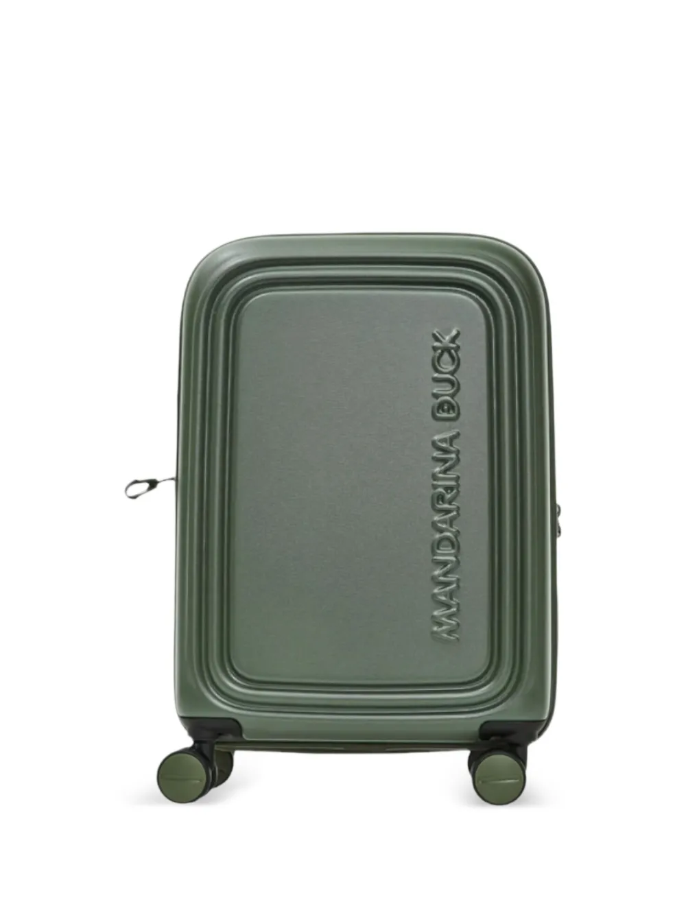 Mandarina Duck Logoduck ribbed trolley suitcase