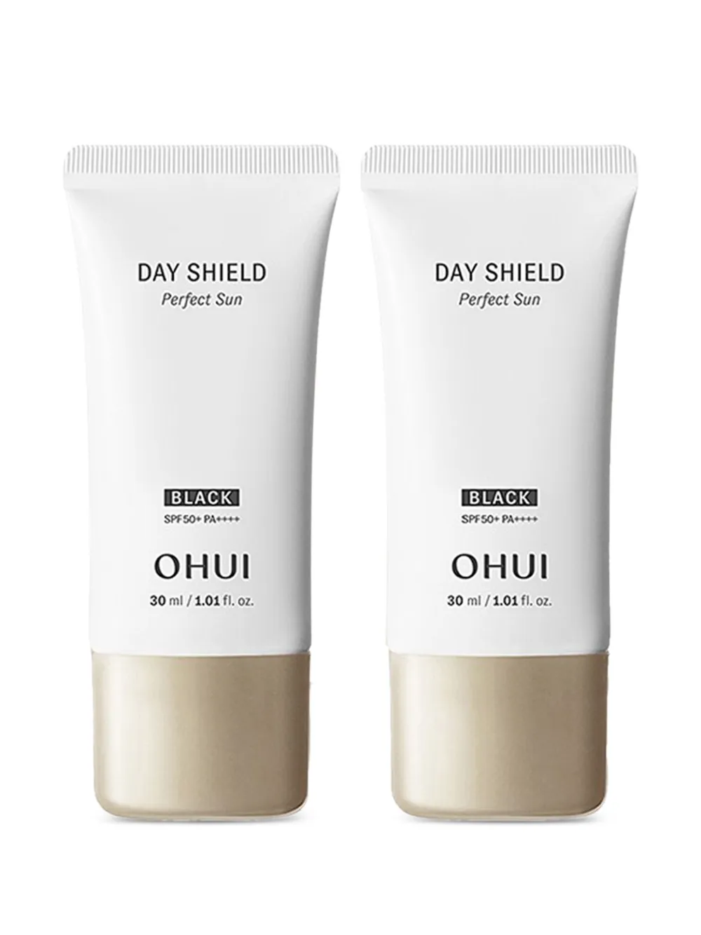 OHUI Day Shield Perfect Sun Black sunscreen (set of two)