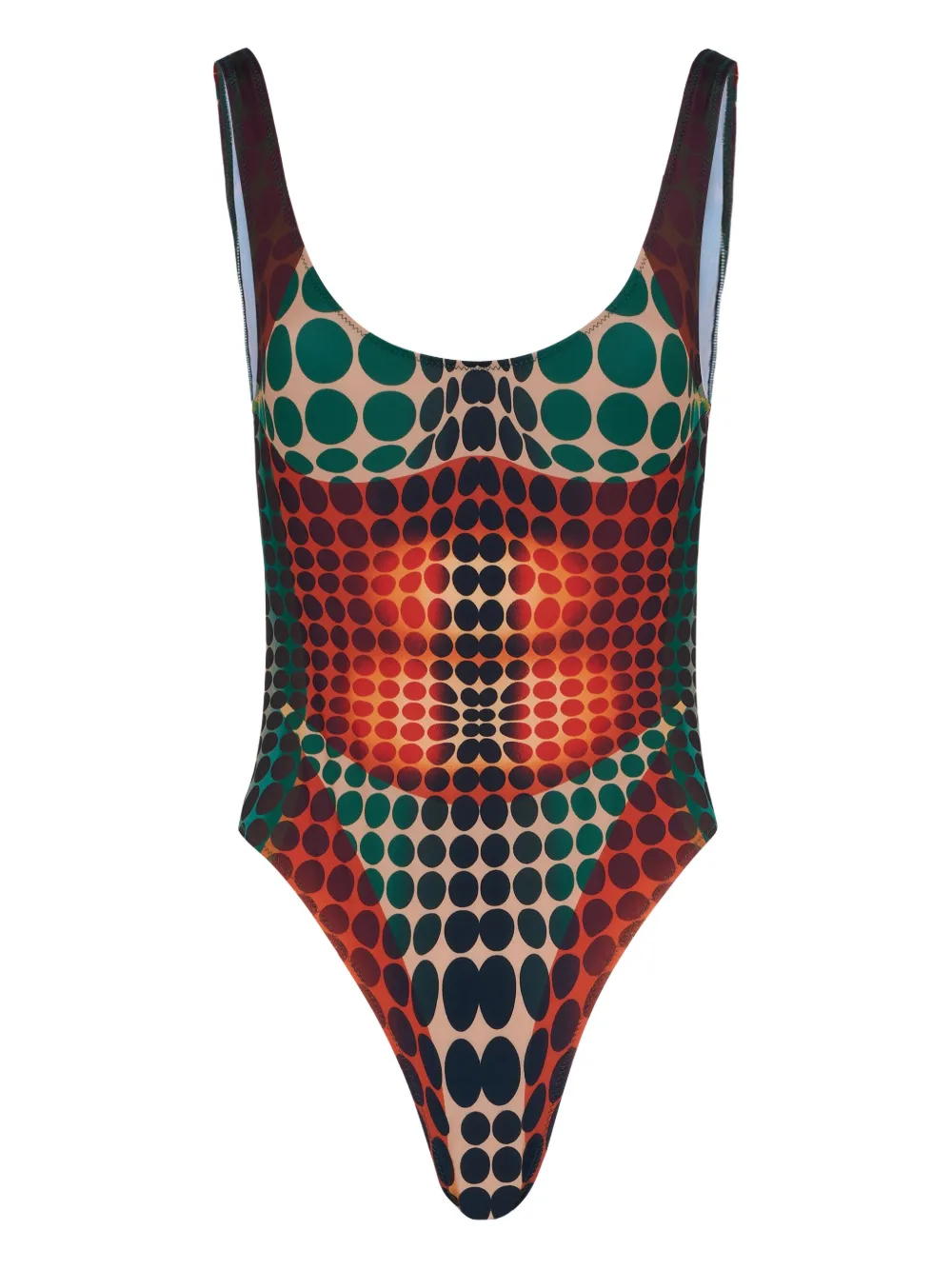 Jean Paul Gaultier Re-edition printed swimsuit