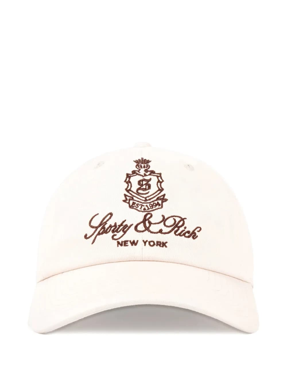 Sporty & Rich  Vendome logo-embroidery baseball cap