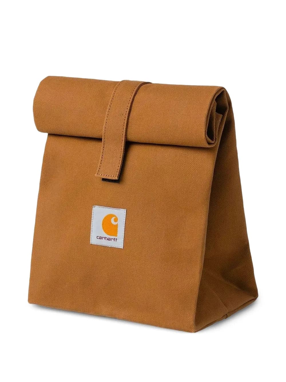 Carhartt WIP roll-top logo patch tote bag