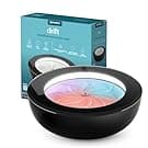 Amazon Homedics Drift Sandscape, Perpetual Motion Machine, Zen Garden, Meditation Accessories, Decorative Sandscape, Bluetooth, iOS, Android 21 Inch (Large), Black