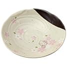 Amazon Skater CHMD3-A Mino Ware Deep Plate, Hello Kitty Sakura, Sanrio, 8.4 x 1.5 inches (21.3 x 3.7 cm)