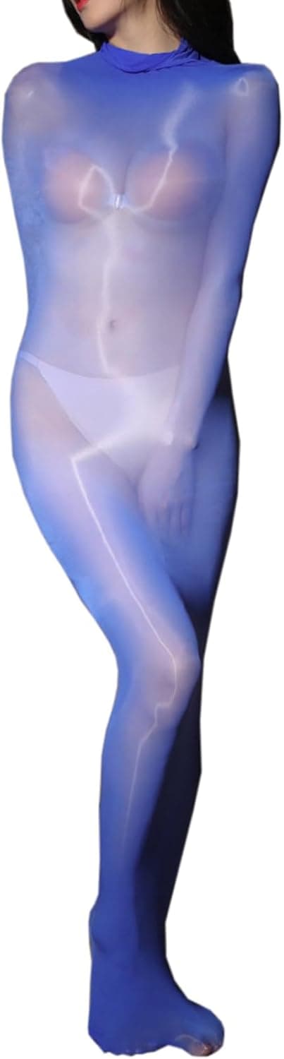 Amazon RUIBAVYA Women'S Bodystocking Body Stockings For Women Sexy Full Body Stocking Oil Shiny Body Stocking