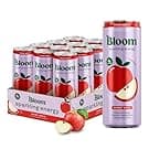 Amazon Bloom Nutrition Sparkling Energy Drink - Natural Caffeine, Zero Sugar, 180mg Caffeine - Antioxidant-Rich with Green Coffee Bean, Green Tea Extract, Prebiotics - Crisp Apple - 12oz 12 Pack