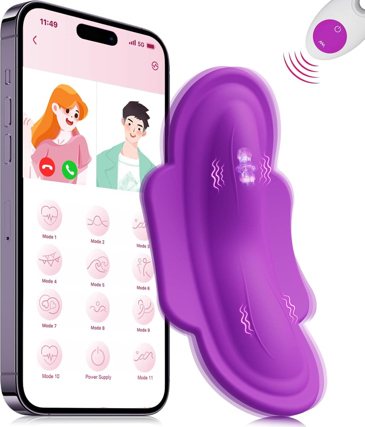 Amazon Wearable Panty APP Remote Control Vibrators Adult Sex Toys for Women or Couples, Clitoral Mini Egg Bullet Butterfly Vibrator Rose Toy, G Spot Dildo Vagina Stimulator with Tongue Licking Sex Machine