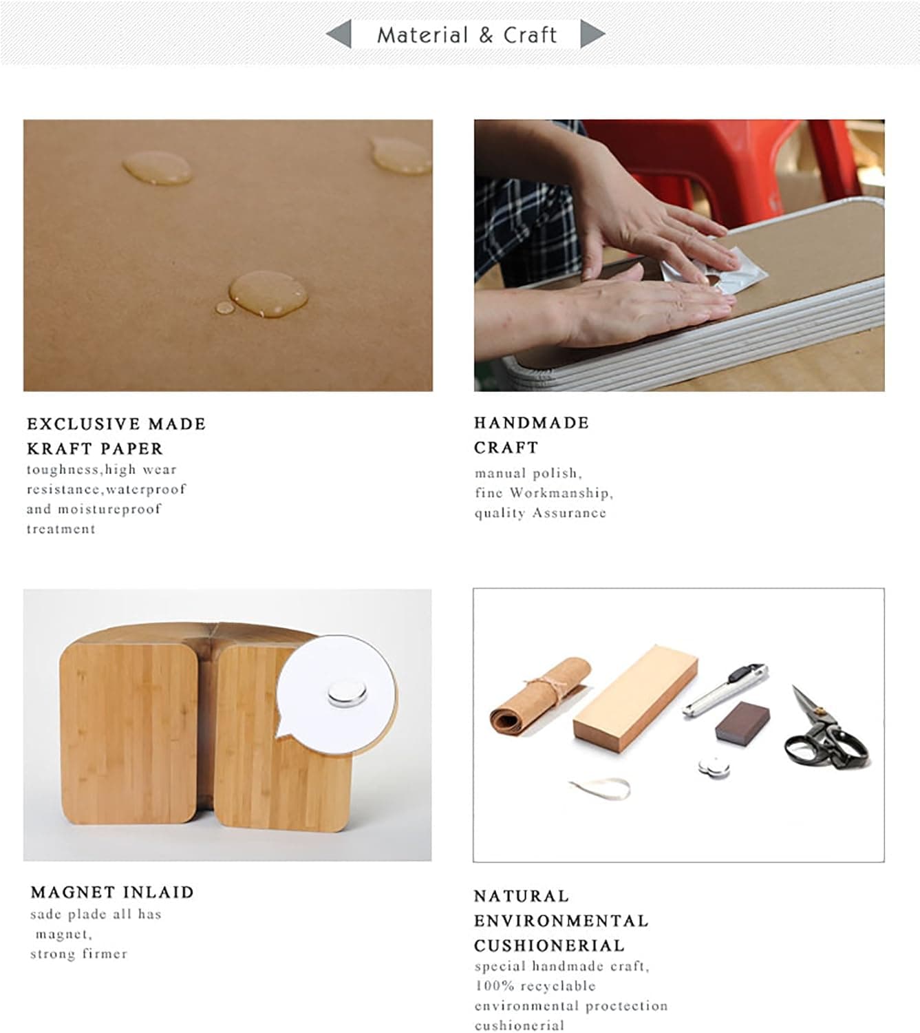 Amazon Ihpaper AlienTech Home Furniture Softeating Modern Design Accordin Folding Paper Stool Sofa Chair Kraft Paper Relaxing Foot Stool-Fashion Paper Design, Ideal for School, Kitchen,Living & Dining Room